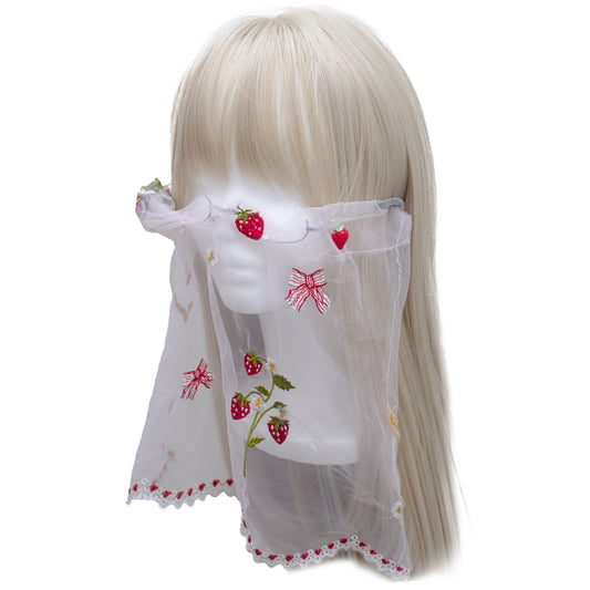Strawberry filed 2.5 veil glasses