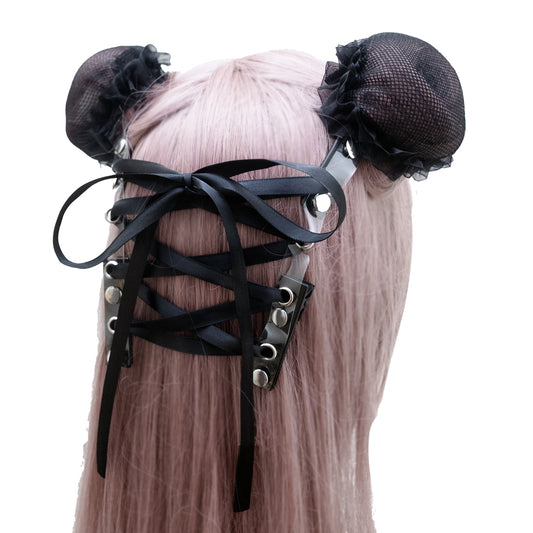 NOIR ribbon hair accessory set