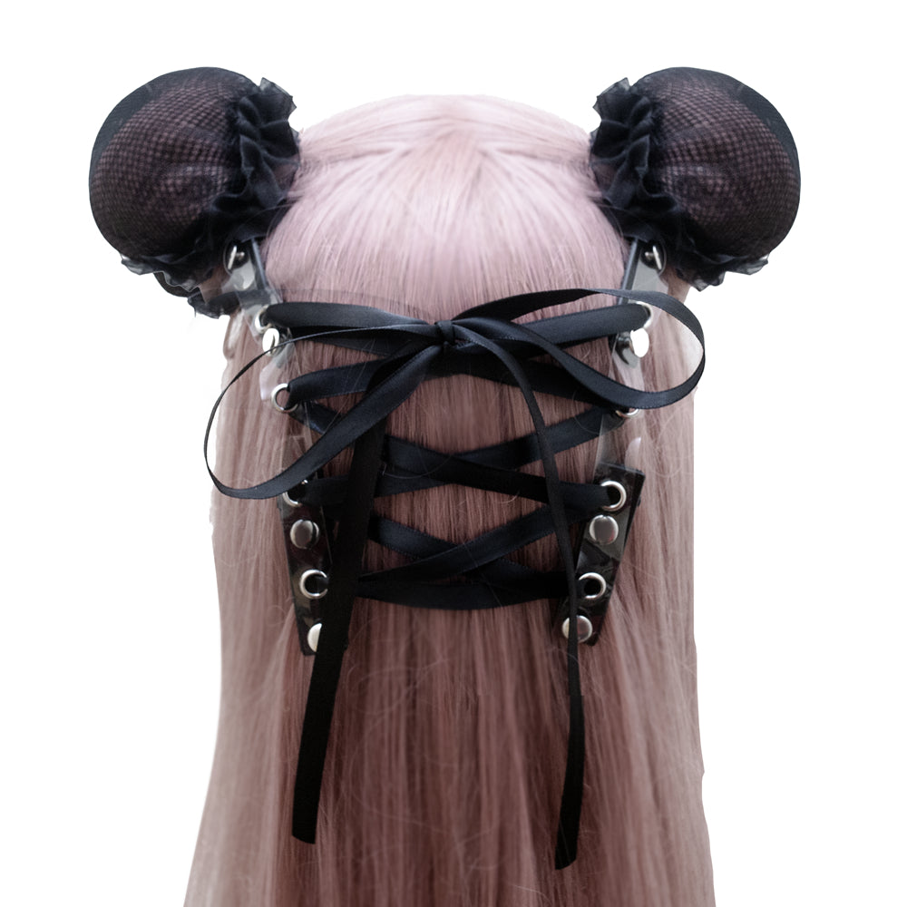 NOIR ribbon hair accessory set