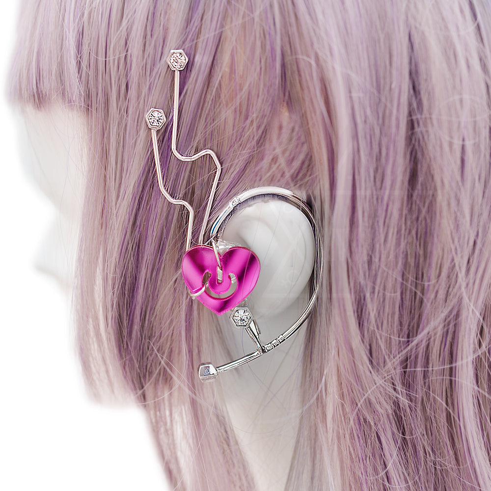 Love power button earcuff
