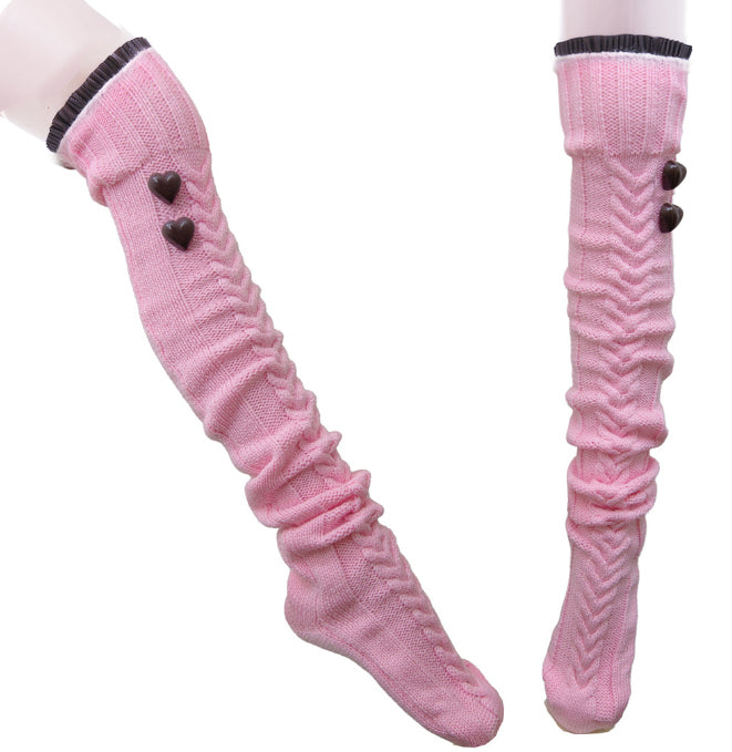 Strawberry chocolate flavor knee high socks