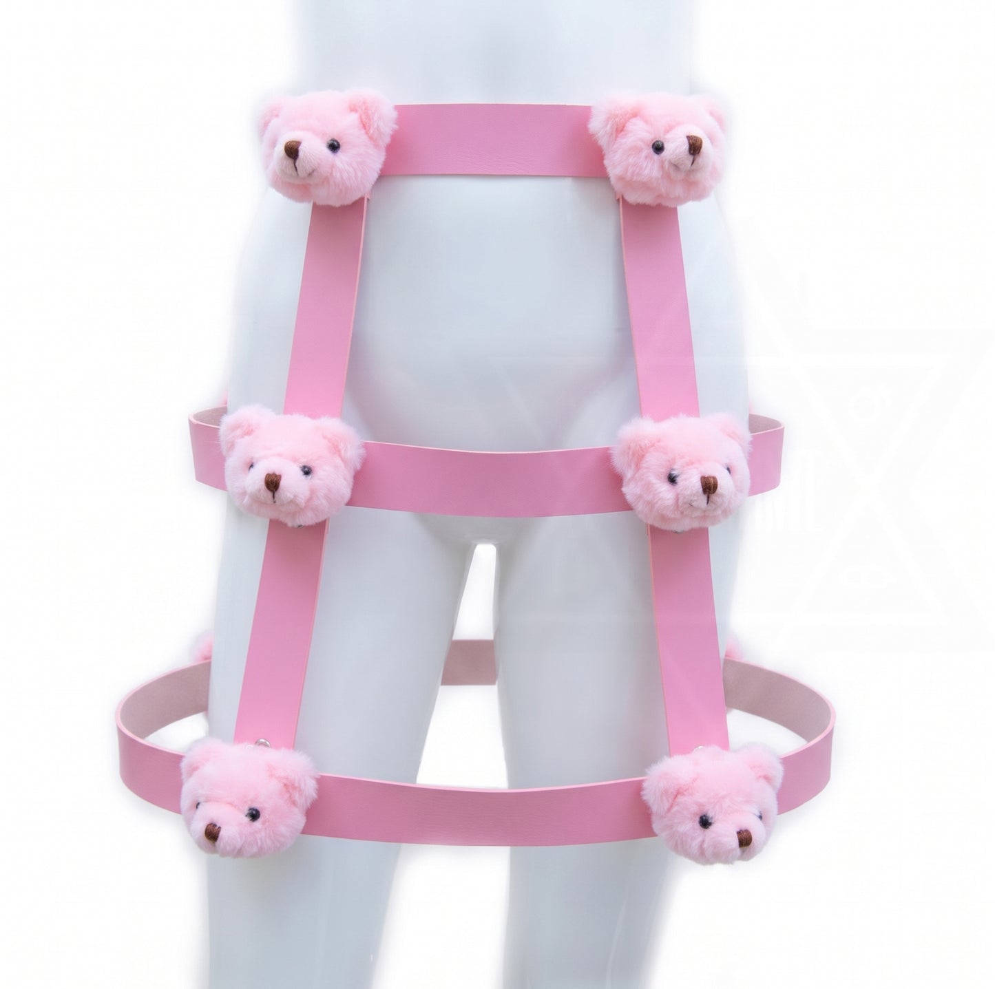 Pink little bears harness skirt