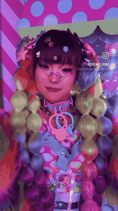 Pastel bear choker *
