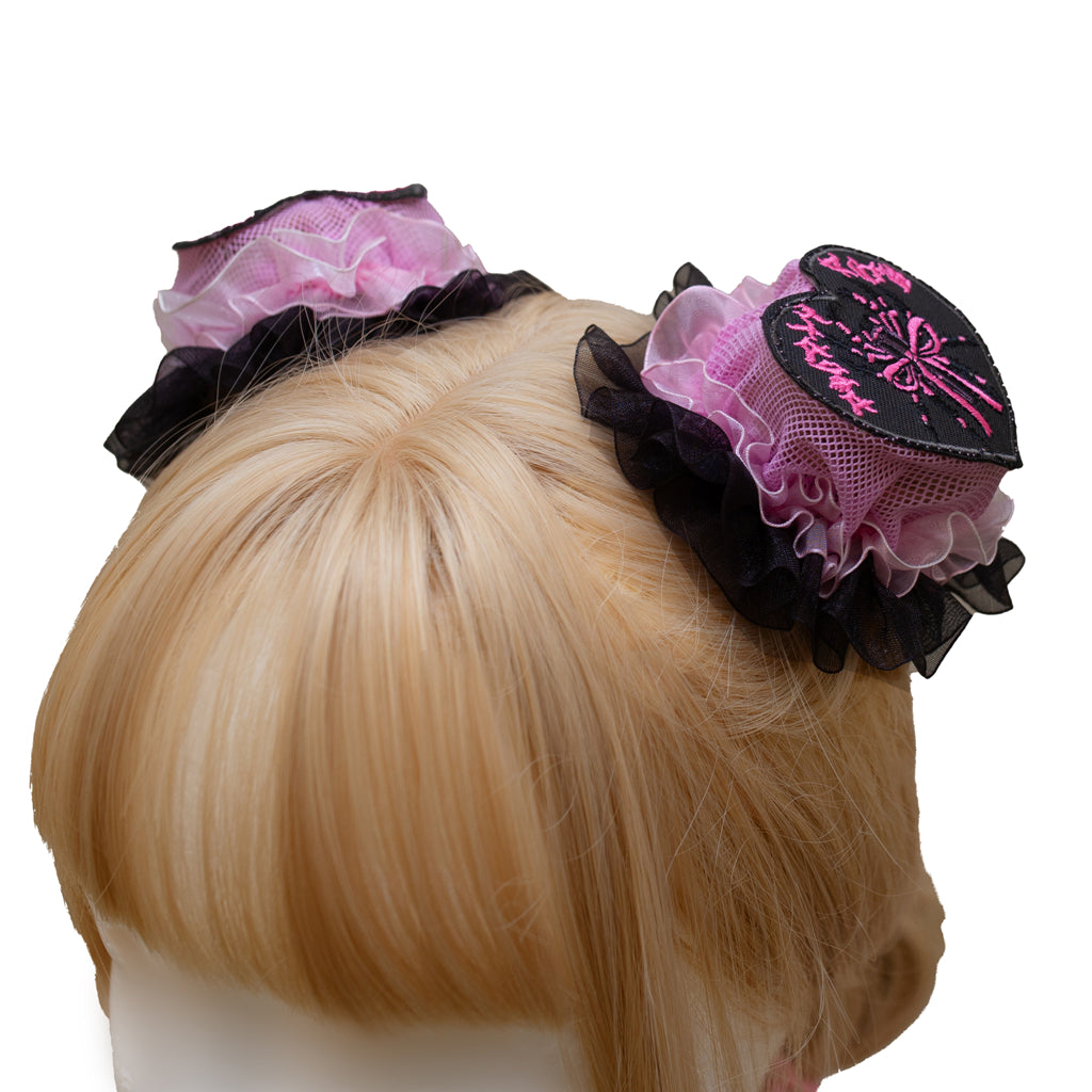 Deadly cute  hair bun Covers