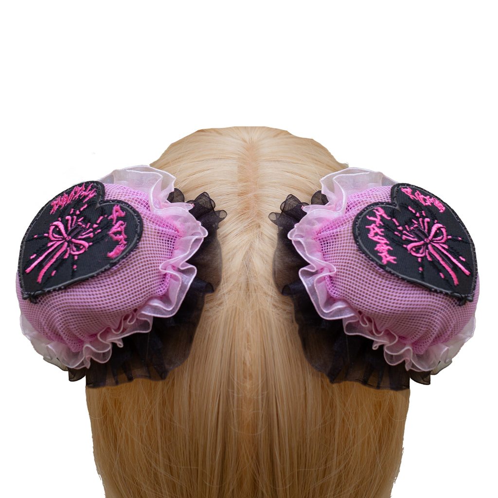 Deadly cute  hair bun Covers