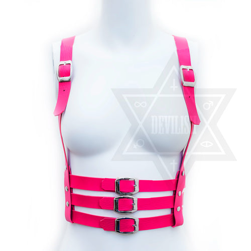 Vivid pink harness