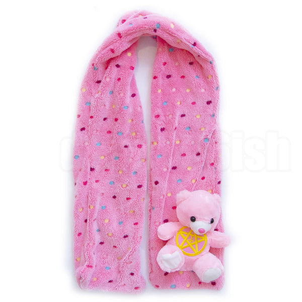Devilish bear scarf