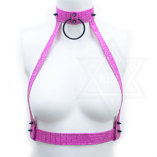Contagious pink harness