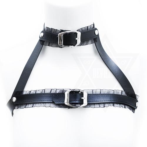 Elegant fetish girl  harness*