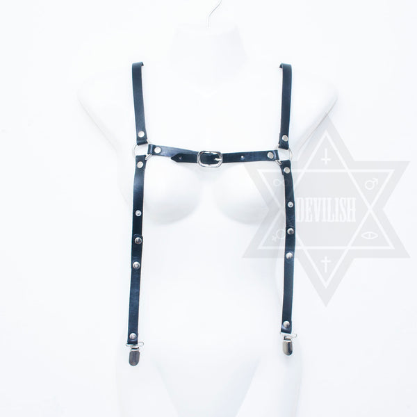 Leather Harness Suspender