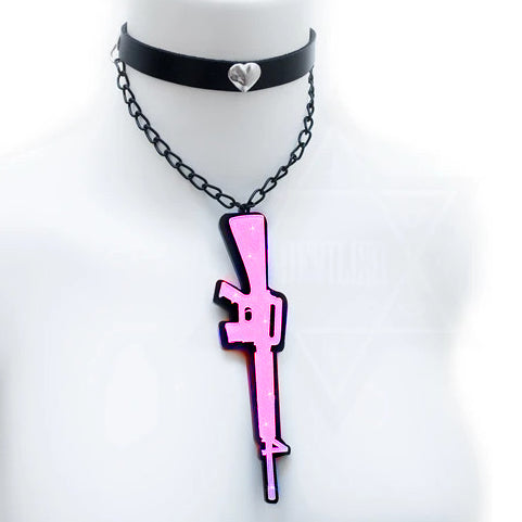 Pink fighter choker