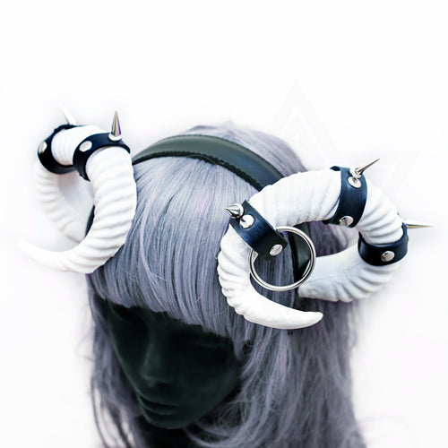 Bondage horns headpiece