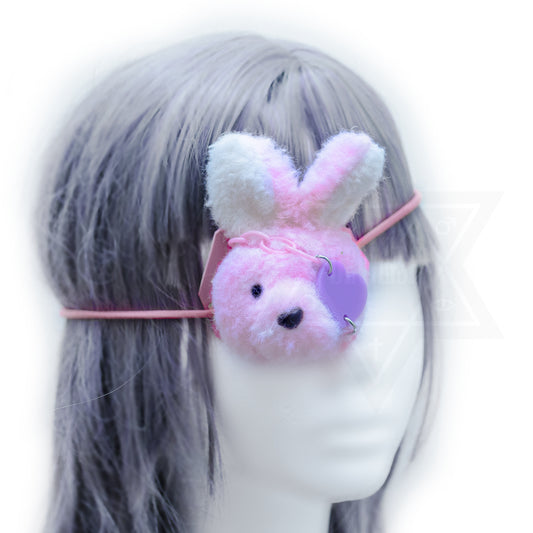 Pink little rabbit eye patch