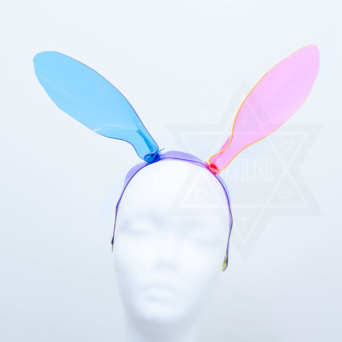 Neon rabbit headpiece