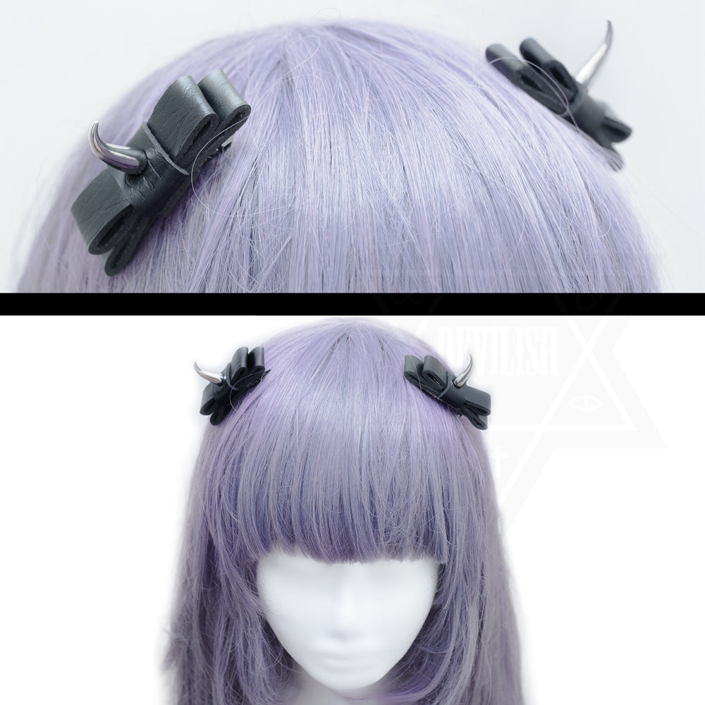 Evil girl hair clips*