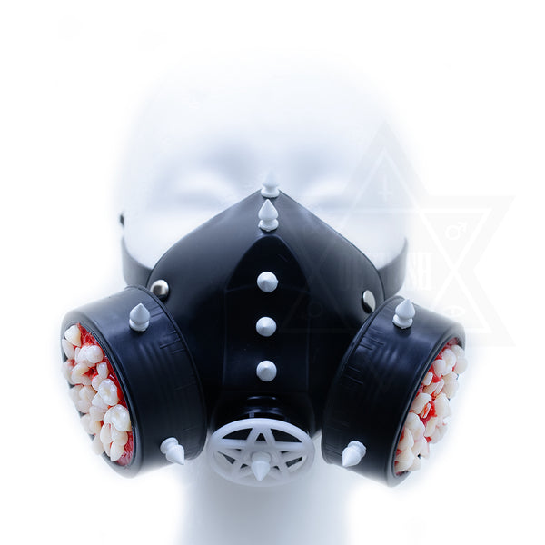 Teeth collection gas mask