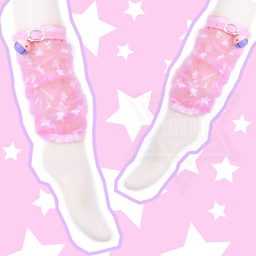 Cosmic kitty leg warmers