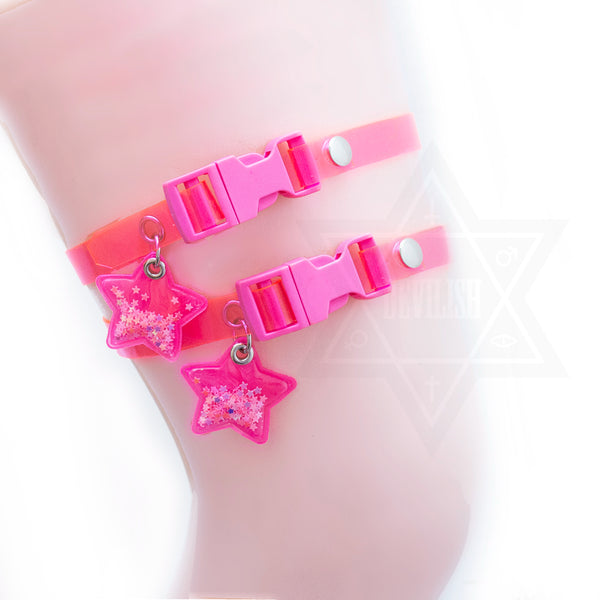 Fairy magic garter (pink)