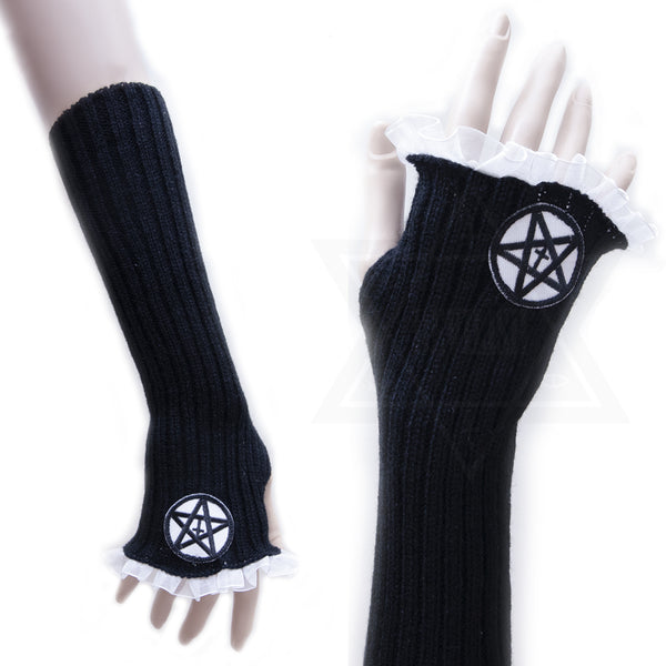 Fetish girl gloves warmer