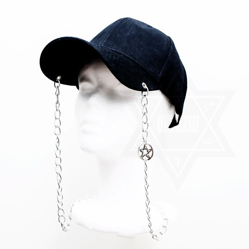 Pentagram chained cap