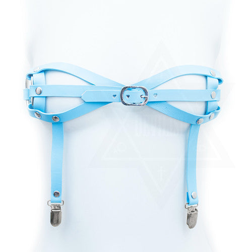 Baby blue harness top