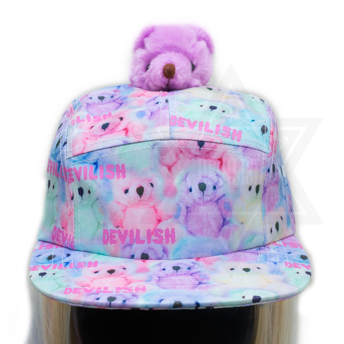 Pastel bear hat