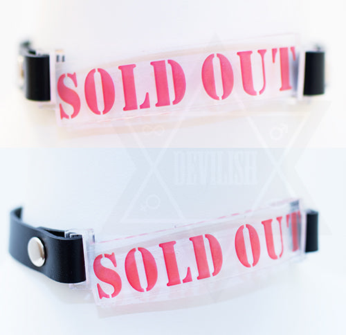 sold out choker