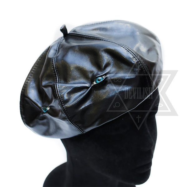 Evil eye Beret hat