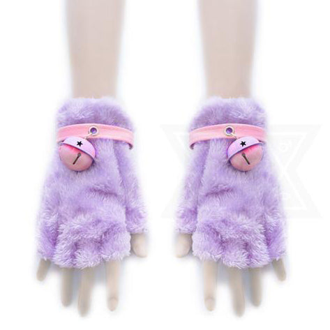 Cosmic kitty gloves