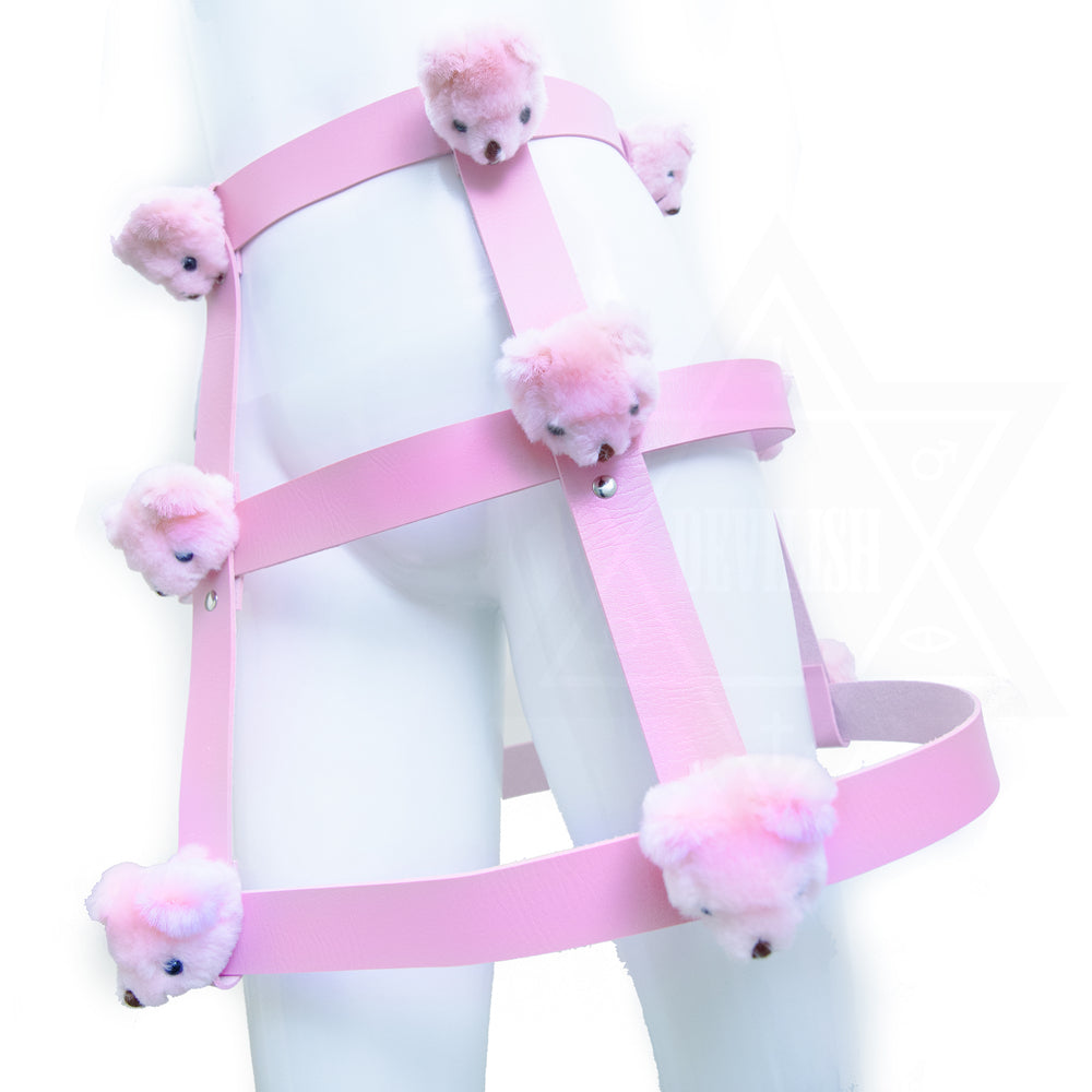 Pink little bears harness skirt