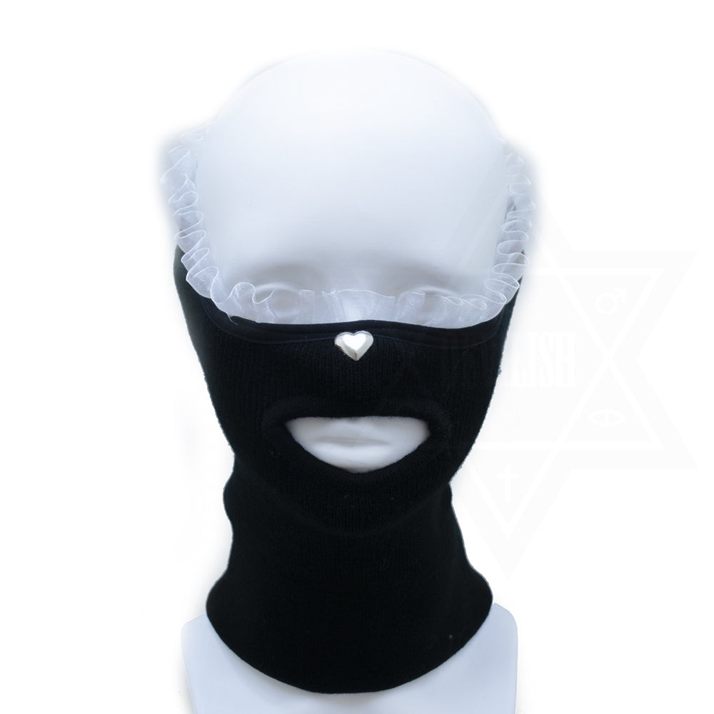 Fetish girl face mask neck warmer