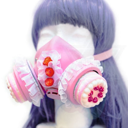 Strawberry cake gas mask