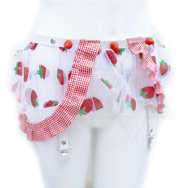 Strawberryholic garter belt