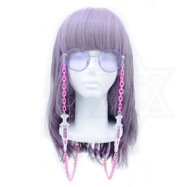 Strawberry injection glasses chain