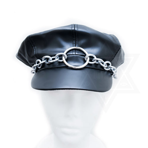 O ring leather hat*