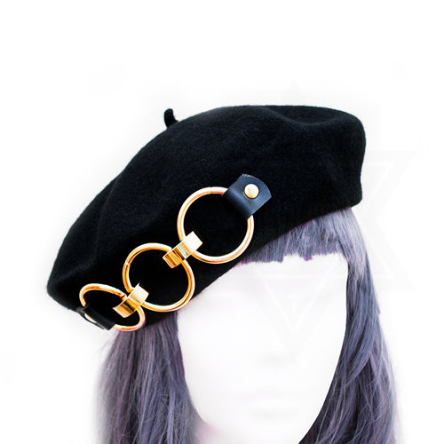 Golden rings beret