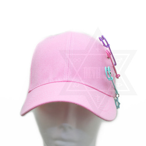 Pastel hexagram cap