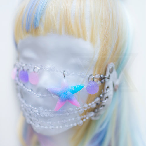 Mermaid beads mask