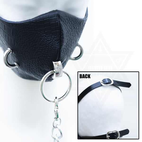 Mask &  bangle set(black)*