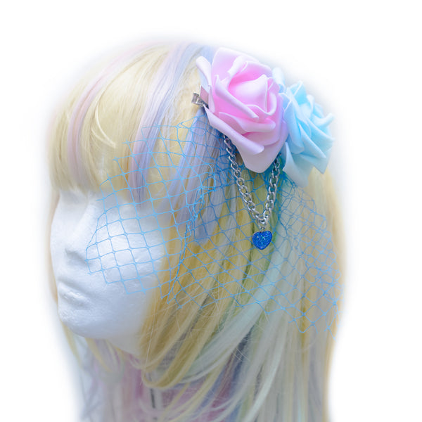 Pastel dream Headpiece(Blue,Pink)