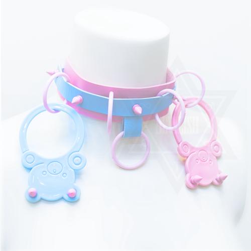 Pastel bear choker*