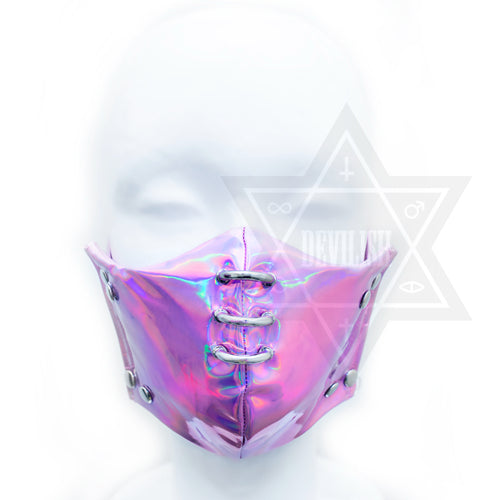 Pink in space mask