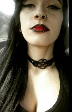 Pentagram choker