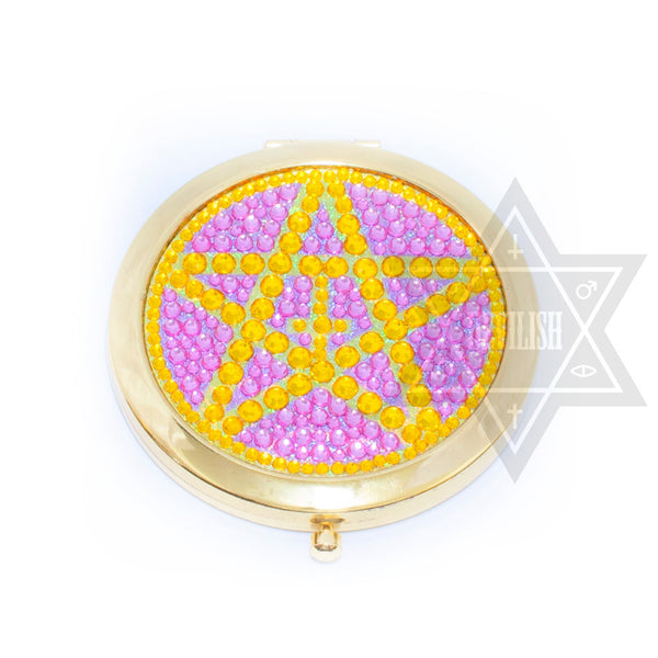 Diamond pentagram Double mirror(Pink,Purple)