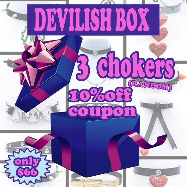 DEVILISH BAG 3 RANDOM CHOKERS