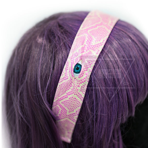 Pink monster hairband