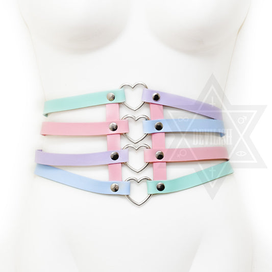 Pastel heart Corset