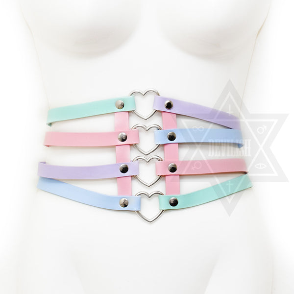 Pastel heart Corset