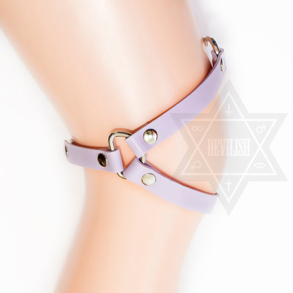 Heart knee garter(Purple,Pink,Black)