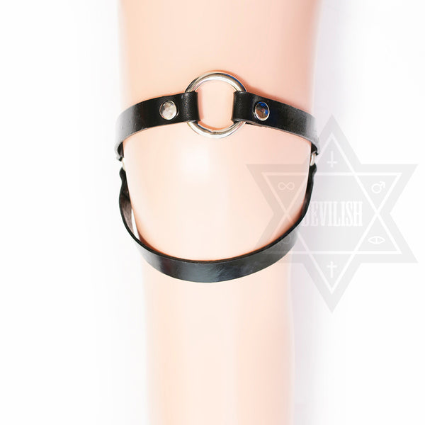 Heart knee garter(Purple,Pink,Black)